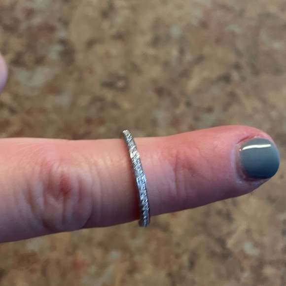 18k White Gold Custom Wedding Band - Picture 4 of 12